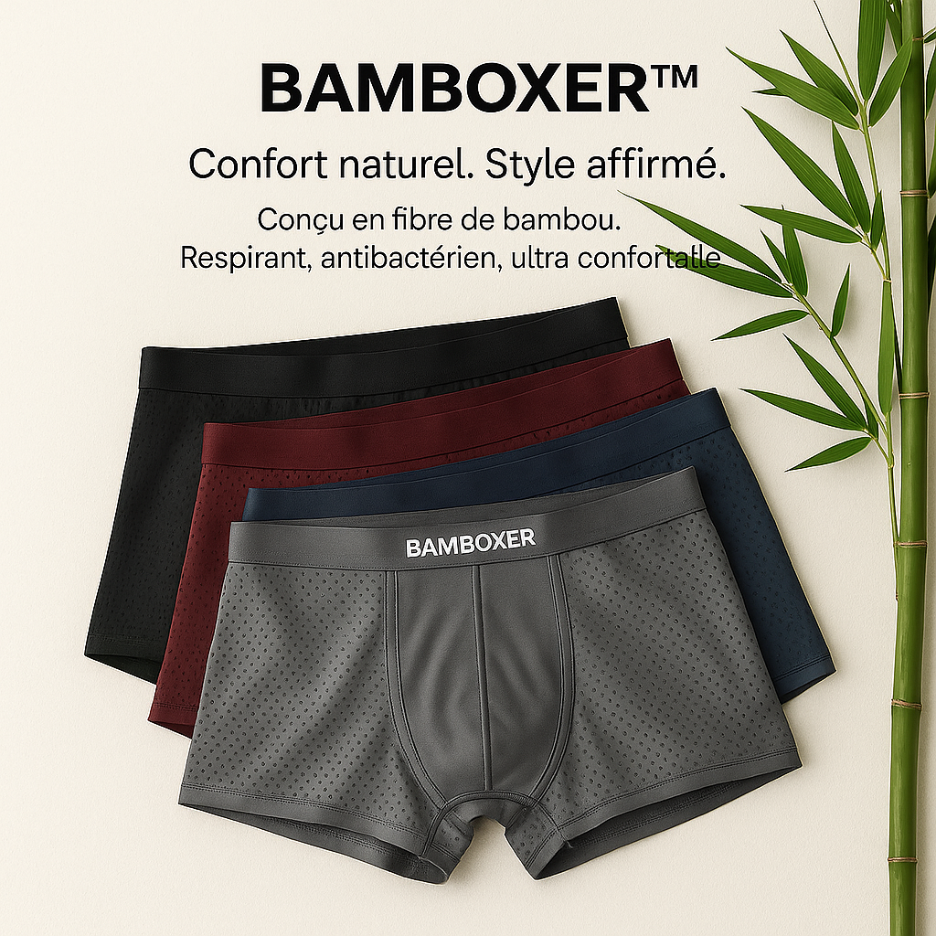PACK de 5 Bamboxer™ – Le boxer en fibre de bambou