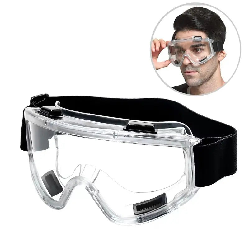Lunettes de protection industrielle anti-éclaboussure et anti-poussière